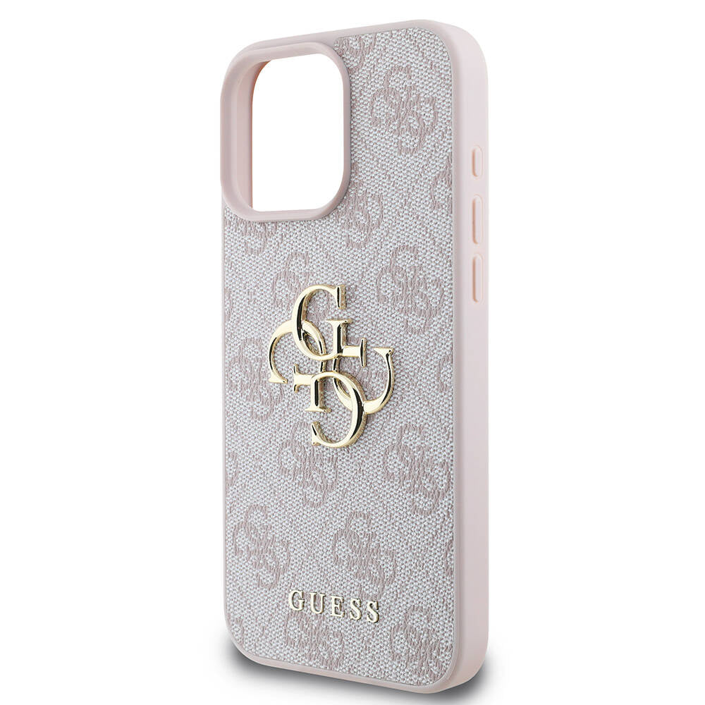 Guess iPhone 16 Pro Max Orjinal Lisanslı PU Deri 4G Desenli Metal Büyük 4G ve Yazı Logolu Telefon Kılıfı - 21 Guess iPhone 16 Pro Max Orjinal Lisanslı PU Deri 4G Desenli Metal Büyük 4G ve Yazı Logolu Telefon Kılıfı - 21